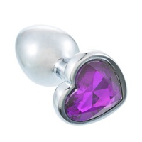 Vente chaude Métal Anal Jouets Simulation Développer Coeur En Acier Étanche plug anal