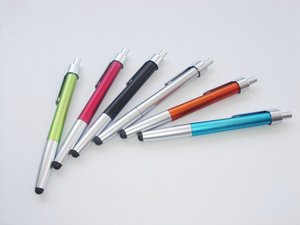 Mode pour stylet bureau d'affaires et école papeterie plastique cristal écran tactile stylo pour ordinateur et téléphone Logo personnalisé stylo - Product Image 5