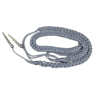 Factory Made High Quality Ceremonial 100% Polyester Double <b>Braided</b> Eco-Friendly Uniform Shoulder <b>Cord</b> - Product Image 1