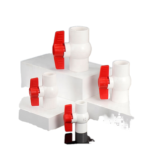 Robinet à bille manuel en PVC de 1 pouce avec poignée papillon pour l'agriculture, la plomberie et les raccords compacts - Polymère Nirmit - Product Image 1