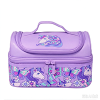 Set Tas Sekolah Anak Lucu 4 in 1 untuk Anak SD, Termasuk Tas Ransel, Tas Makan Siang, Kotak Pensil & Botol Minum untuk Siswa SD