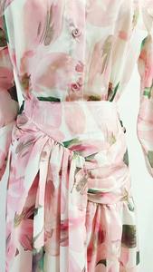 Littéraire classique <span class=keywords><strong>2023</strong></span> nouvelle mode tempérament Niche Design sens impression taille minceur robe mi-longue femmes - Product Image 6