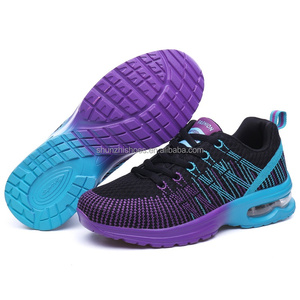 Populares Zapatillas Deportivas Elegantes para <span class=keywords><strong>Mujer</strong></span> 2025 a Bajo Precio Material Superior de Tejido Flyknit <span class=keywords><strong>Gris</strong></span> - Product Image 5