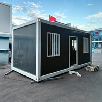 Structure en acier modulaire pour abri de voiture et atelier, personnalisation disponible, maisons préfabriquées, maison conteneur détachable 20FT 40FT