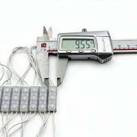 Modules LED AC110V 220V IP68 27*9mm 2835 SMD 3 LED 2W 3000k 10000k Corps ABS Modules LED étanches pour enseignes publicitaires