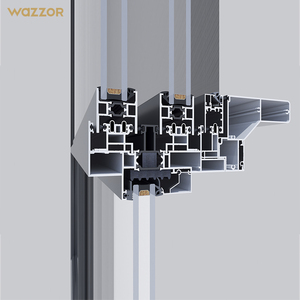 Ventana Corredera de Aluminio Negro con Triple Acristalamiento, Ventana de Aluminio con Doble Vidrio Insonorizado para Balcón, Resistente a Huracanes, para Hotel Wazzor - Product Image 3