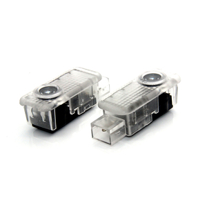 ไฟส่องพื้นรถยนต์ ADT 3D Ghost Shadow Light LED พร้อมโปรเจคเตอร์เลเซอร์ฉายโลโก้รถยนต์ - Product Image 1