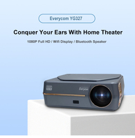 Everycom YG627 Android 9.0 Mise au point manuelle 1 Go de RAM 8 Go de ROM 5G WiFi LED 1080p Home cinéma Projecteur 4k