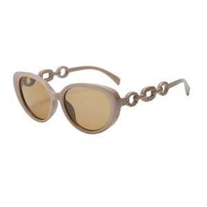 YX77111 Logo personnalisé lunettes de soleil yeux de chat pour femmes hommes mode navettage voyage nouveau Vintage plastique conception <span class=keywords><strong>futuriste</strong></span> lunettes de soleil - Product Image 4