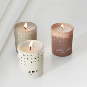 Ensemble <span class=keywords><strong>de</strong></span> bougies parfumées personnalisées True fragrance avec logo bougies parfumées bio rose <span class=keywords><strong>citronnelle</strong></span> lavande - Product Image 4
