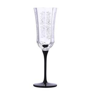 Set Regalo Premium di Calici da Champagne Vintage Francesi Stile Cigno Nero per <span class=keywords><strong>San</strong></span> <span class=keywords><strong>Valentino</strong></span>, Bicchieri Ottagonali con Stelo in Stile Antico - Product Image 5