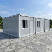 Maisons préfabriquées compactes et pliables, maisons conteneurs, petites cabanes, maisons conteneurs portables et démontables pour l'habitation en extérieur