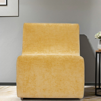 Chaise canapé simple ergonomique au design minimaliste moderne Mobilier de maison Mobilier d'angle de salon en tissu