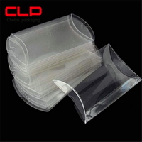 CLP Umwelt freundliche Anzeige Kissen Plastik box faltbare benutzer definierte Logo Druck kissen Box Plastik Candy Boxen Hot