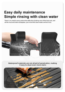 Alfombrillas de TPE Personalizadas para Auto, Resistentes al Agua y a la Suciedad, Juego Completo para el Interior del Vehículo <span class=keywords><strong>BMW</strong></span> <span class=keywords><strong>IX</strong></span>, <span class=keywords><strong>Precio</strong></span> de Fábrica - Product Image 5