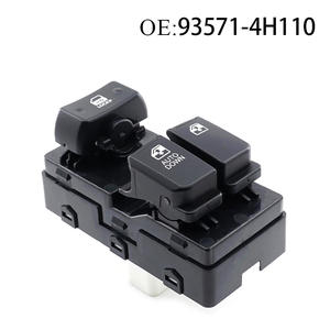 Interrupteur de commande de vitre électrique neuf 93571-4H110 pour véhicules Hyundai et Kia 2007-2016 - Product Image 1