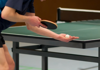 Raquette de tennis de table populaire à faible coût avec noyau en peuplier et caoutchouc, durable pour l'entraînement quotidien et les matchs