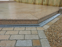 HAOSEN Gouttières en acier galvanisé durable et PVC pour espaces de vie extérieurs modernes, avec filtre de drainage pour sol de salle de bain