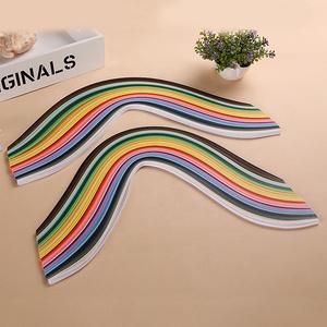 50 couleurs 500 bandes 5mm largeur multicolore artisanat Quilling papier bandes Kit Quilling <span class=keywords><strong>Origami</strong></span> papier <span class=keywords><strong>pour</strong></span> <span class=keywords><strong>adultes</strong></span> débutant Art artisanat - Product Image 4