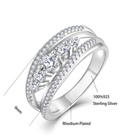 Bague de mode QX FineJewelry en argent sterling 925 plaqué, décorée d'émail et de pierres de laboratoire, pour fiançailles et mariage, OEM
