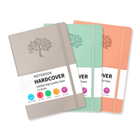 Carnet rose A5 le plus populaire pour l'organisation du calendrier, carnet en cuir personnalisé imprimé pour étudiants