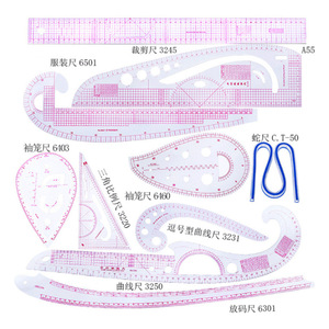 Reglas <span class=keywords><strong>de</strong></span> <span class=keywords><strong>Costura</strong></span> en Oferta, <span class=keywords><strong>Regla</strong></span> Maestra para Patrones, Juego <span class=keywords><strong>de</strong></span> Reglas <span class=keywords><strong>de</strong></span> Plástico para Patchwork - Product Image 5