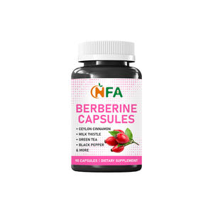 Cápsulas de Berberina OEM ODM con extracto de té verde y Berberina HCL. Mantienen los niveles de glucosa. Mejoran la función metabólica general. - Product Image 1