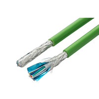 6XV1840-2AT20 Cable de bus estándar 4 cables IE FC TP Cable estándar PROFINET Tipo A CAT5E 4 cables blindado IE FC RJ45 enchufe 2x2