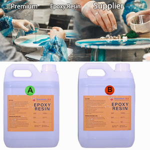 Crystal Clear Epoxy <strong>Resin</strong> <strong>Kit</strong> &amp; Hardener for DIY Art, Mold Casting <strong>Jewellery</strong> Making Countertop Coaster Heat &amp; UV Resistant - Product Image 3