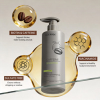 Shampoo à la caféine en marque privée pour la croissance des cheveux, anti-amincissement, soin quotidien du cuir chevelu, traitement préventif de la perte de cheveux