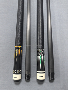 Taco de Billar de Fibra de Carbono YEUEK, Taco de Billar de Baja Deflexión, Punta Opcional de 11.5mm/12.5mm, Extensión Profesional para Taco de Billar - Product Image 2