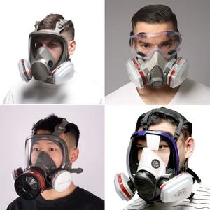 Masque demi-visage spécial anti-poussière et anti-gaz 6200 <span class=keywords><strong>pour</strong></span> pulvérisation de pesticides, produits chimiques, formaldéhyde et outils de décoration - Product Image 4