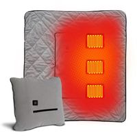 3 in1 60 X50 Zoll Batterie beheizt betrieben tragbare elektrische Fleece-Decke für den Außenbereich USB-Heiz decke mit Batterie