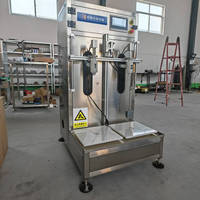 Machine de remplissage semi-automatique de flacons en verre haute précision avec valve anti-corrosion pour liquides, haute productivité