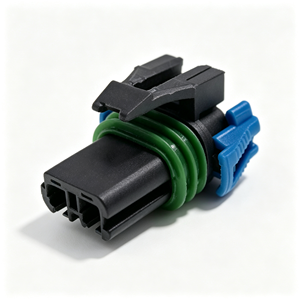 Connecteur automobile étanche à 2 broches, faisceau de câbles électriques, fiches et boîtiers de terminaison PBT GF30, accessoires 12129487 - Product Image 1