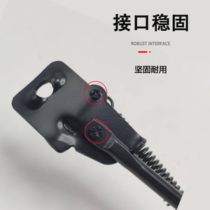 Soporte de pie sólido para bicicleta, soporte lateral de Metal negro de 32-40cm, soporte Universal para bicicletas de 12, 14, 16, 18 y 20 pulgadas - Product Image 4