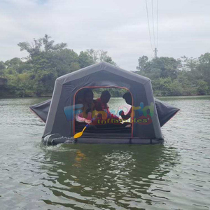 Tentes de toit gonflables amfibies pliables toutes saisons, conçues pour le camping sur les SUV et les camions - Product Image 2