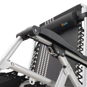 Klappbarer Sun Chaise Schwerelosigkeit Liegestuhl Bett Klapp campings tuhl mit Fuß stütze - Product Image 4