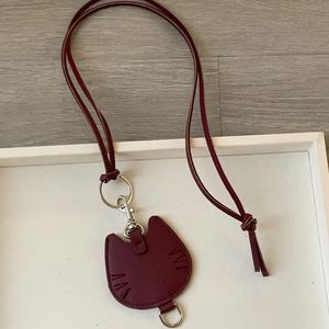 Mini collar de bolso de decoración de cuero PU con correa larga cadena ajustable Mini collar accesorios de joyería regalo Popular creativo - Product Image 5