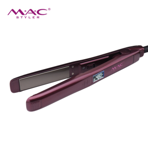 เครื่องยืดผมไฟฟ้าสำหรับตกแต่งโลโก้โปร Luxe LCD 450F ไทเทเนียมเหล็กแบนรับประกัน1ปีร้านเสริมสวยโรงแรมใช้ในครัวเรือน - Product Image 5