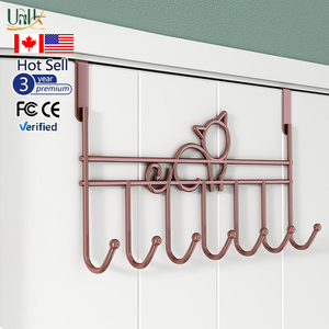 ‎ خلف الباب ، في الجزء الخلفي من الباب ، بدون خطافات تثقيب ، مادة معدنية - Product Image 3