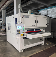 Machine de rectification, polissage, ponçage, arrondissement des bords et ébavurage de tôles métalliques CNC pour atelier métallique