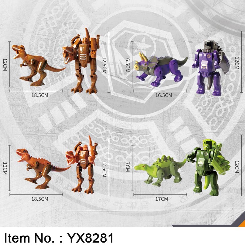 2022ミニおもちゃ変形ロボット恐竜おもちゃ卸売恐竜おもちゃ