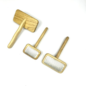 <b>Pet</b> Combs Wooden Hair Removal <b>Brush</b> For Dog Grooming Detangling Pin Comb <b>Pet</b> Grooming Supplies - Product Image 2