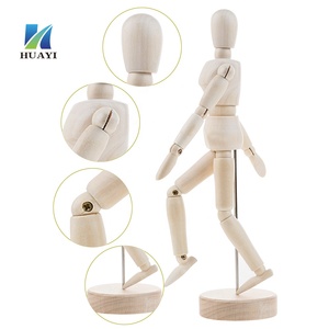 <span class=keywords><strong>Mannequin</strong></span> en <span class=keywords><strong>bois</strong></span> réglable pour homme, 4.5 pouces - Product Image 1