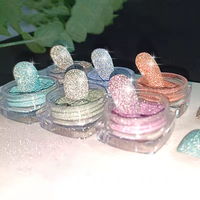 Nail Glitter Réfléchissant Thermique Nail Powder Poussière Glitter Décorations Magic Liquid Nails Glitter Acrylic Powder