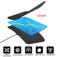 210*120mm Tv Numérique 1080p 4k Canal Gratuit Numérique Intérieur Hd Tv Uhf Vhf Film Tv Antenne