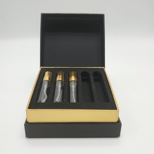 Custom Small Black Eco-Friendly <strong>Book</strong> Shaped Paperboard <strong>Essential</strong> Oil Boxes Packaging - Product Image 3