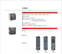 Disjoncteur différentiel (RCBO) Delixi CDW3 400/415 VCA pour la distribution d'énergie principale et la régulation de sécurité des extincteurs