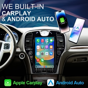 New 13.6 Inch Tesla Screen Android Car Radio for Chrysler 300C 2011 2023 Multimedia Carplay Navigation <b>Auto</b> Head Unit Monitor - Product Image 4